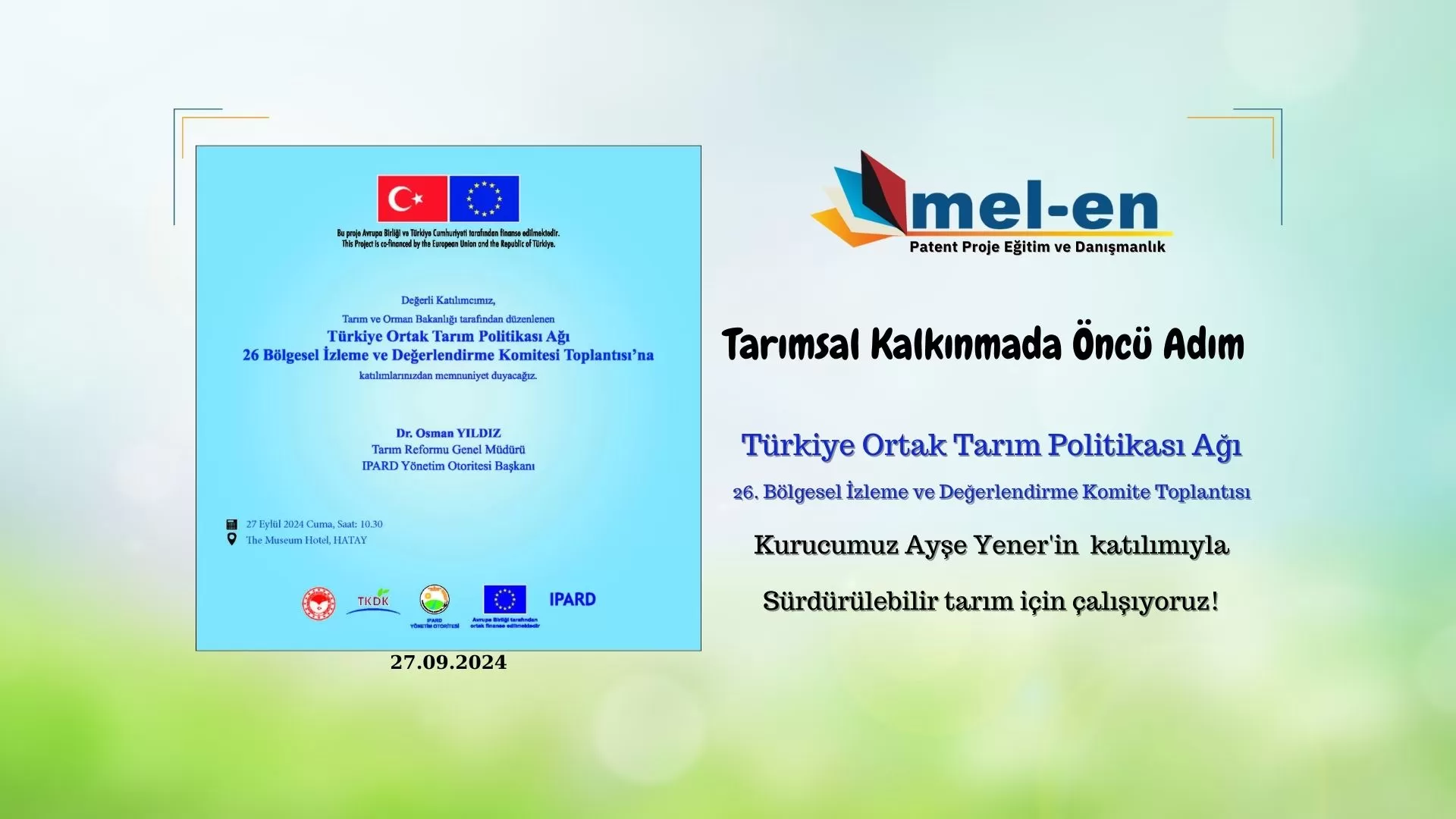 26. Bölgesel İzleme ve Değerlendirme Komite Toplantısı